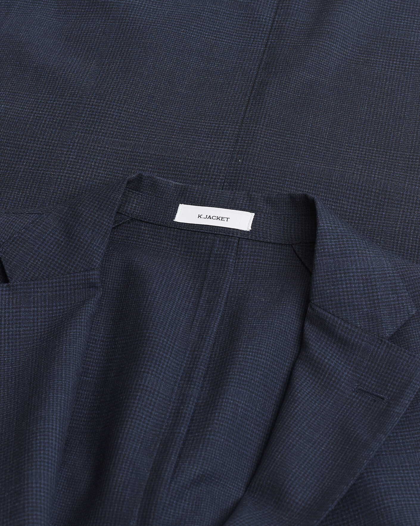 Uomini | Giacca da abito Pre-owned | Pre-owned | Boglioli K Jacket Check Wool & Silk Blazer Navy 54