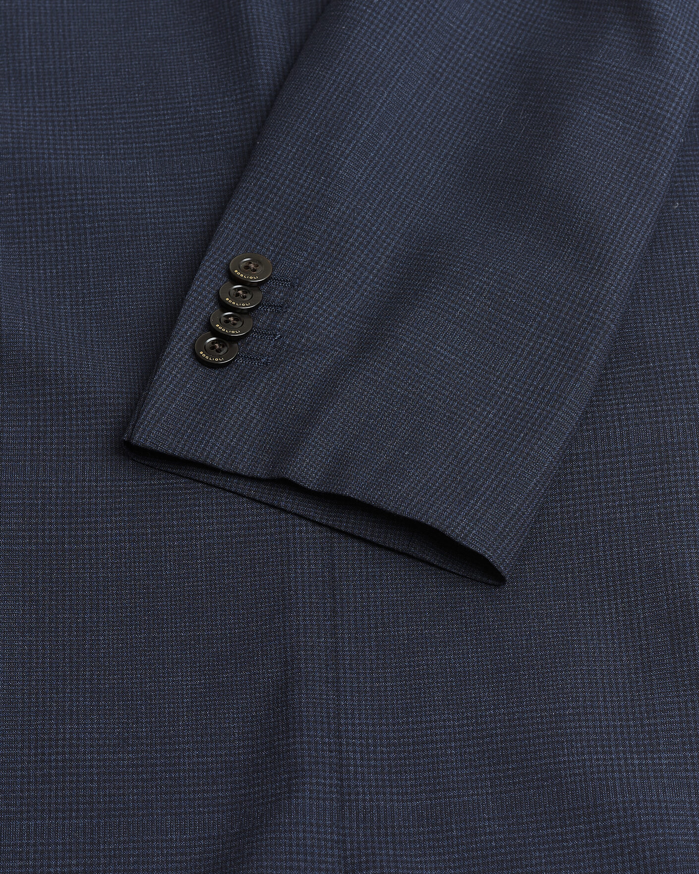 Uomini | Giacca da abito Pre-owned | Pre-owned | Boglioli K Jacket Check Wool & Silk Blazer Navy 54