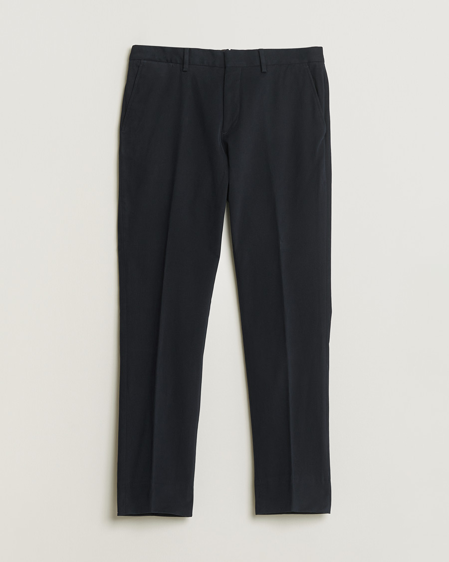 Uomini | Pantaloni Pre-owned | Pre-owned | Ermenegildo Zegna Cotton Winter Chino Navy 52
