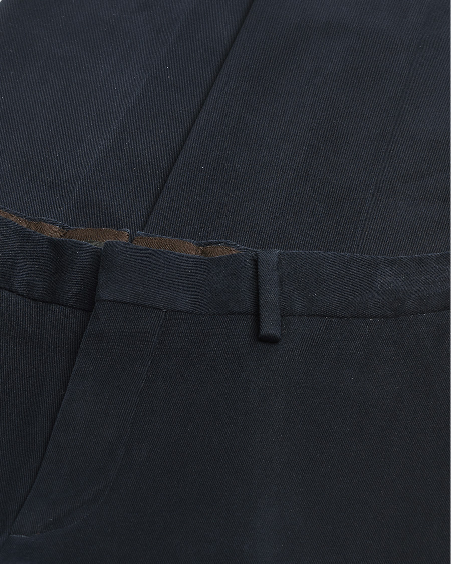 Uomini | Pantaloni Pre-owned | Pre-owned | Ermenegildo Zegna Cotton Winter Chino Navy 52