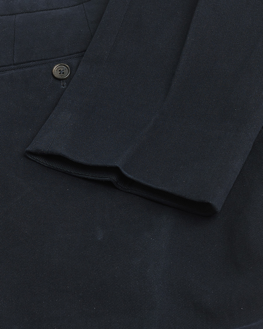 Uomini | Pantaloni Pre-owned | Pre-owned | Ermenegildo Zegna Cotton Winter Chino Navy 52