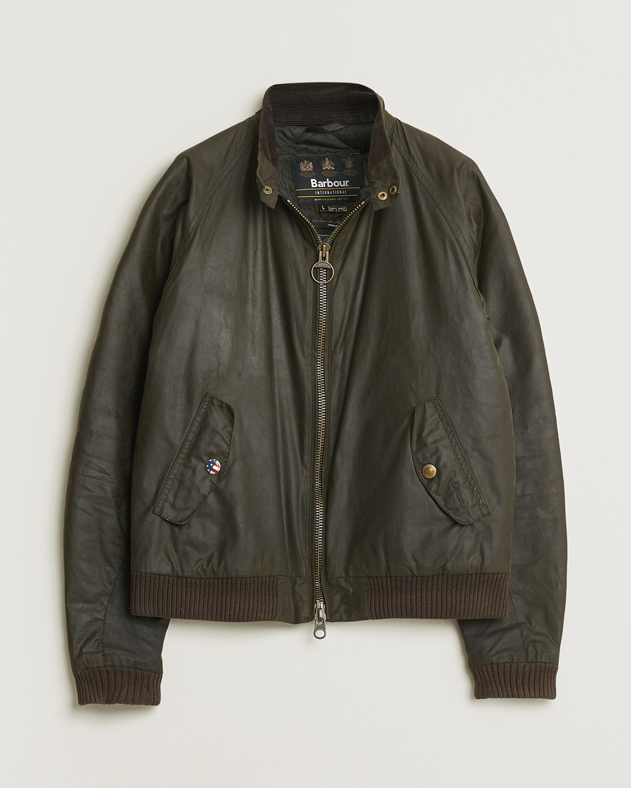 Uomini | Giacche Pre-owned | Pre-owned | Barbour International Steve McQueen Merchant Jacket Olive L