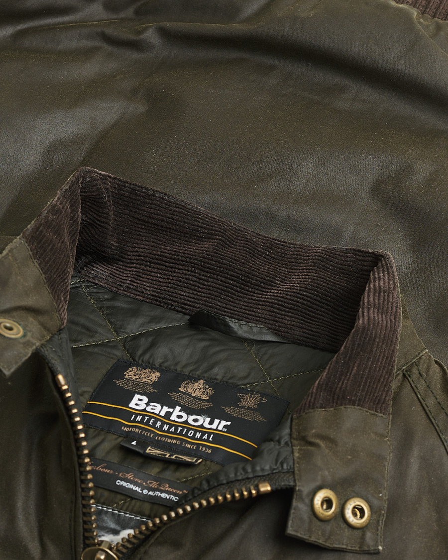 Uomini | Giacche Pre-owned | Pre-owned | Barbour International Steve McQueen Merchant Jacket Olive L