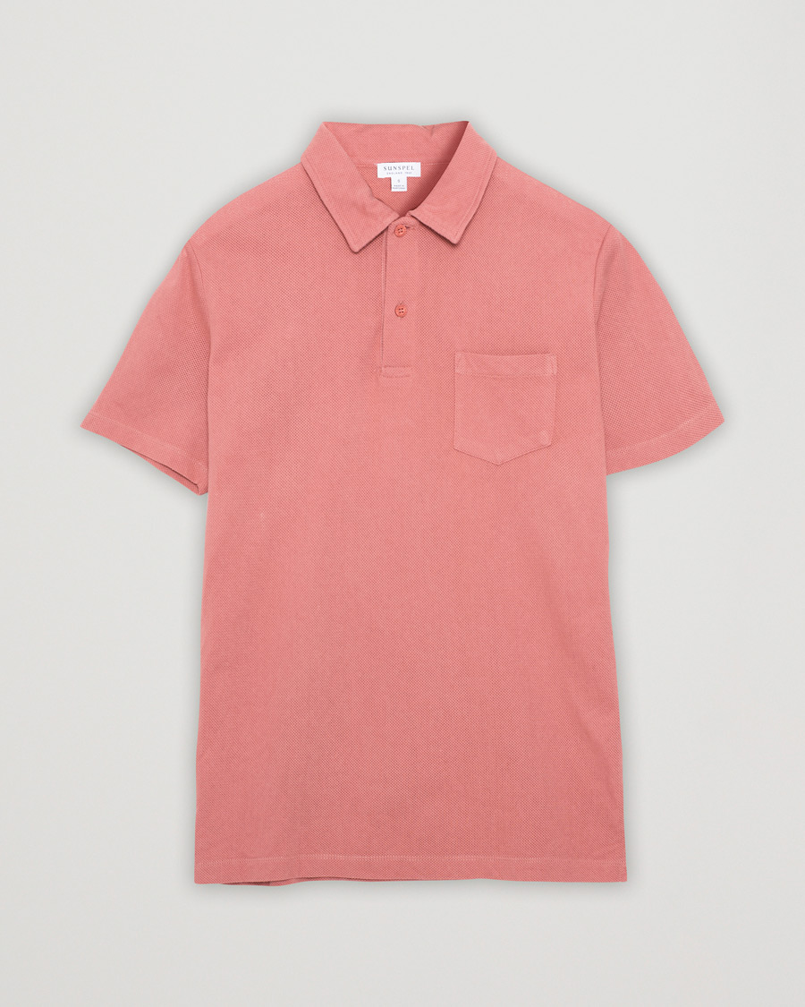 Uomini | Polo | Pre-owned | Riviera Polo Shirt Dusty Pink S