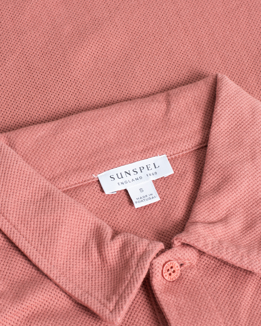 Uomini | Polo | Pre-owned | Riviera Polo Shirt Dusty Pink S