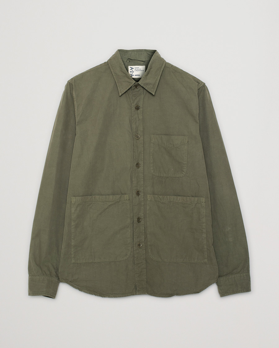 Uomini | Giacche | Pre-owned | Aspesi Utility Shirt Jacket Military