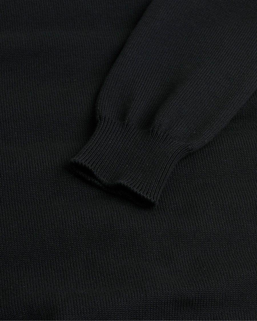 Uomini | Moncler Hybrid Zip Cardigan Black | Pre-owned | Moncler Hybrid Zip Cardigan Black