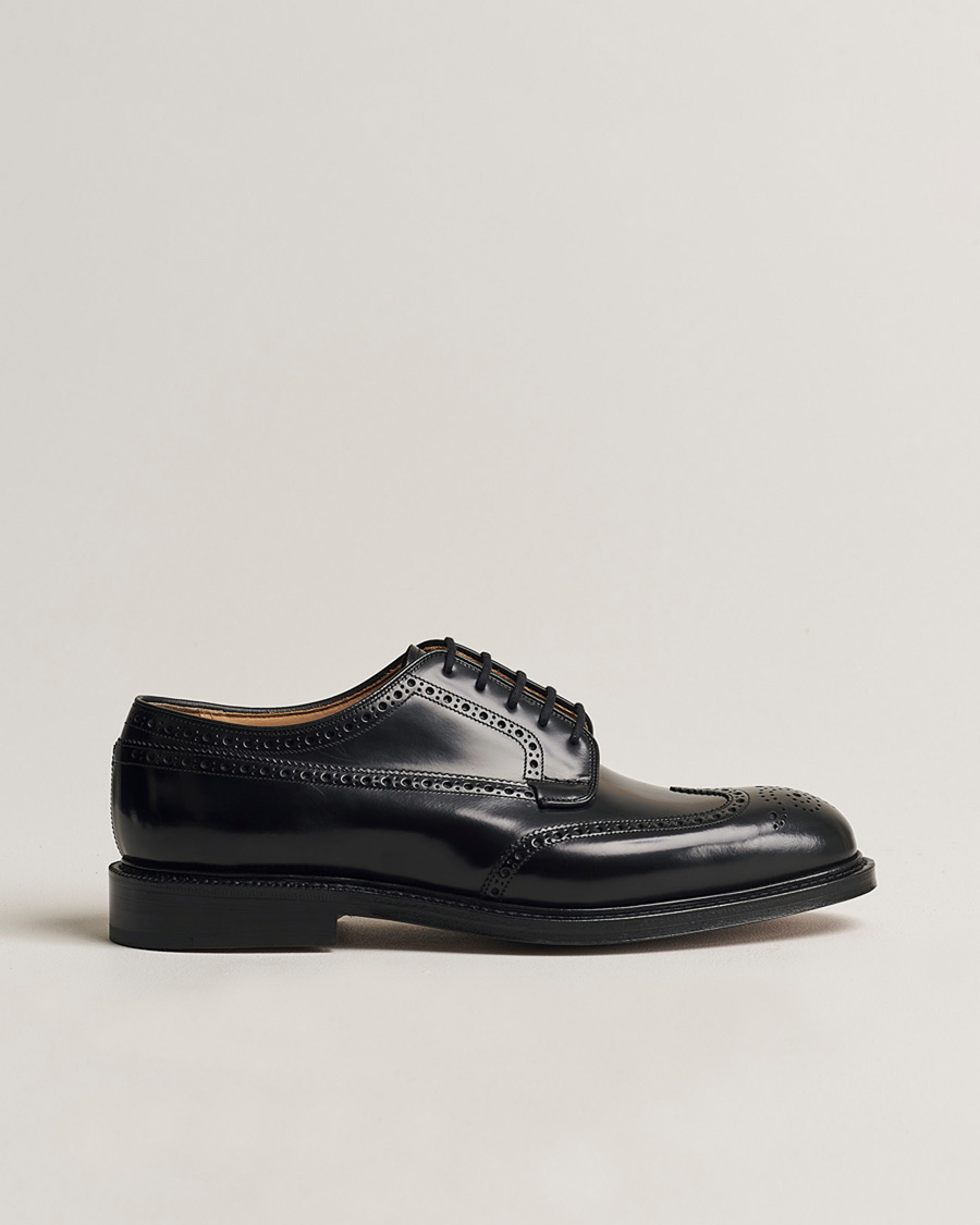 Uomini | Scarpe con cuciture Goodyear Pre-owned | Pre-owned | Church's Grafton Polished Binder Black UK10 - EU44