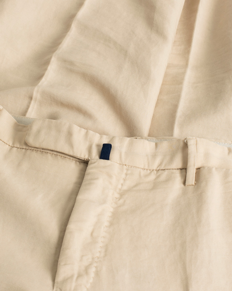 Uomini | Pantaloni | Pre-owned | Incotex Slim Fit Chinolino Trousers Light Beige