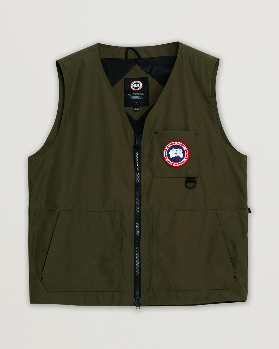 Uomini | Giacche Pre-owned | Pre-owned | Canada Goose Canmore Vest Military Green