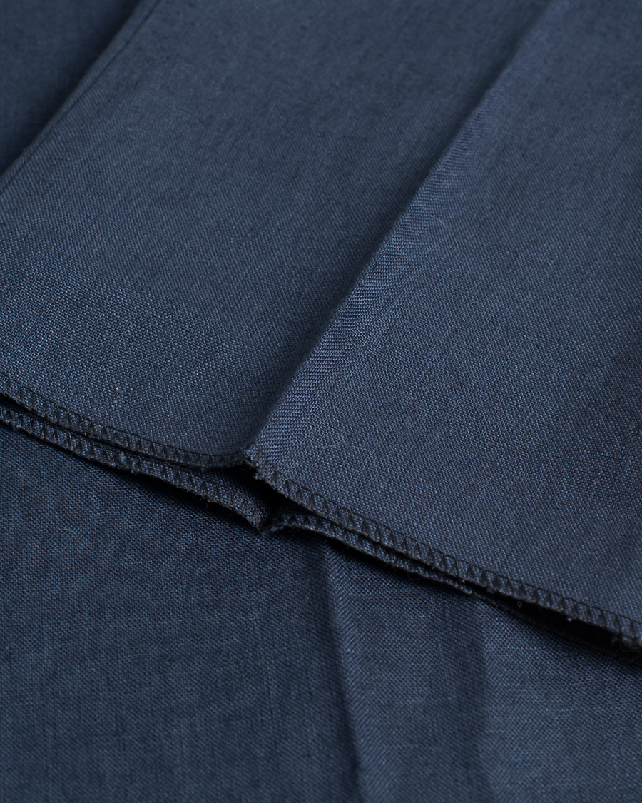 Uomini | Pantaloni | Pre-owned | Anderson & Sheppard Blue Linen Trousers W34