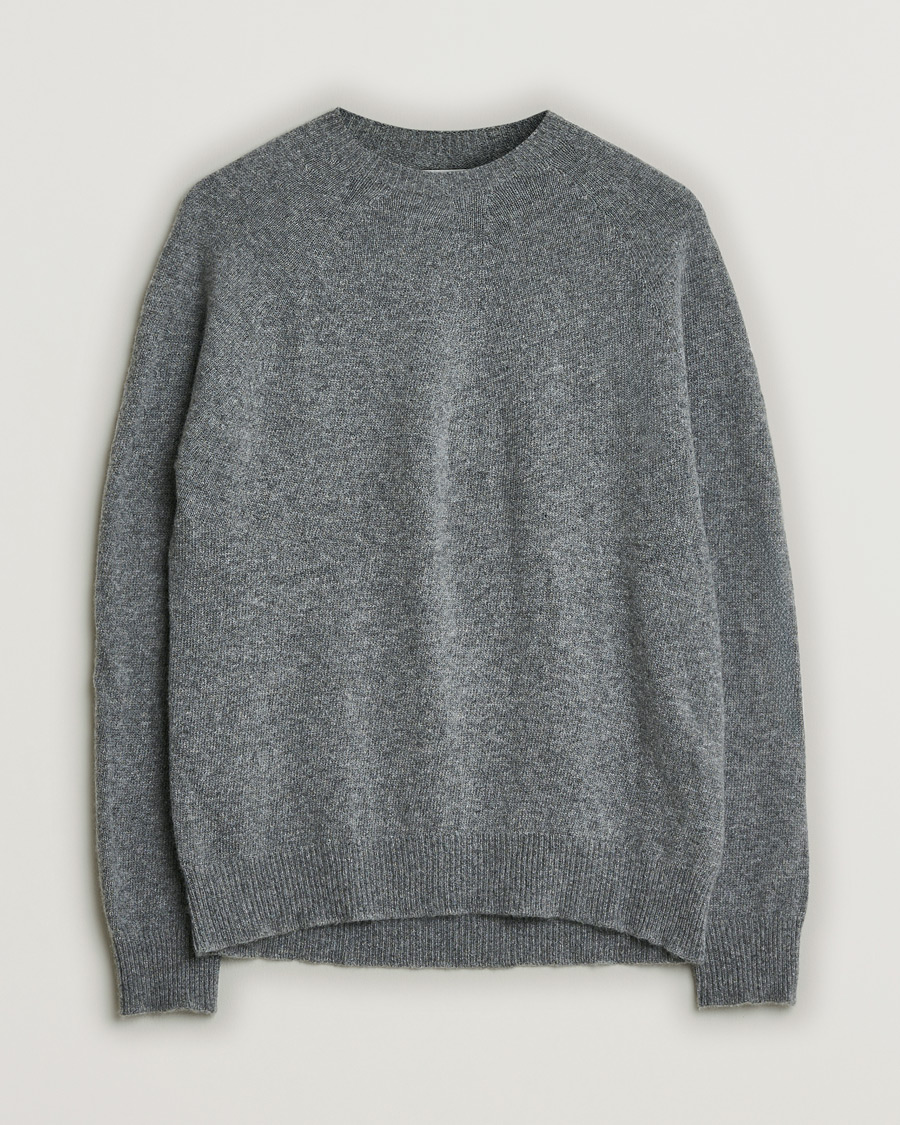 Uomini | Maglioni Pre-owned | Pre-owned | Jil Sander Cashmere/Merino Round Neck Sweater Grey Melange