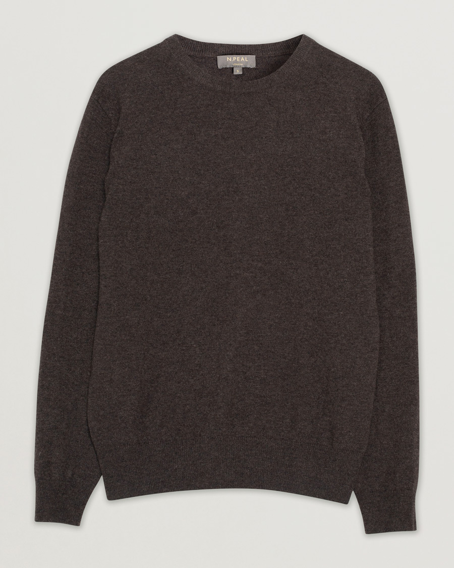 Uomini | Maglieria | Pre-owned | N. Peal Cashmere Knit Crew Neck Brown S