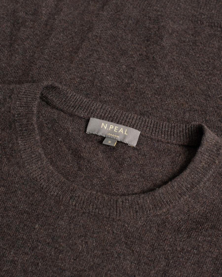 Uomini | Maglieria | Pre-owned | N. Peal Cashmere Knit Crew Neck Brown S