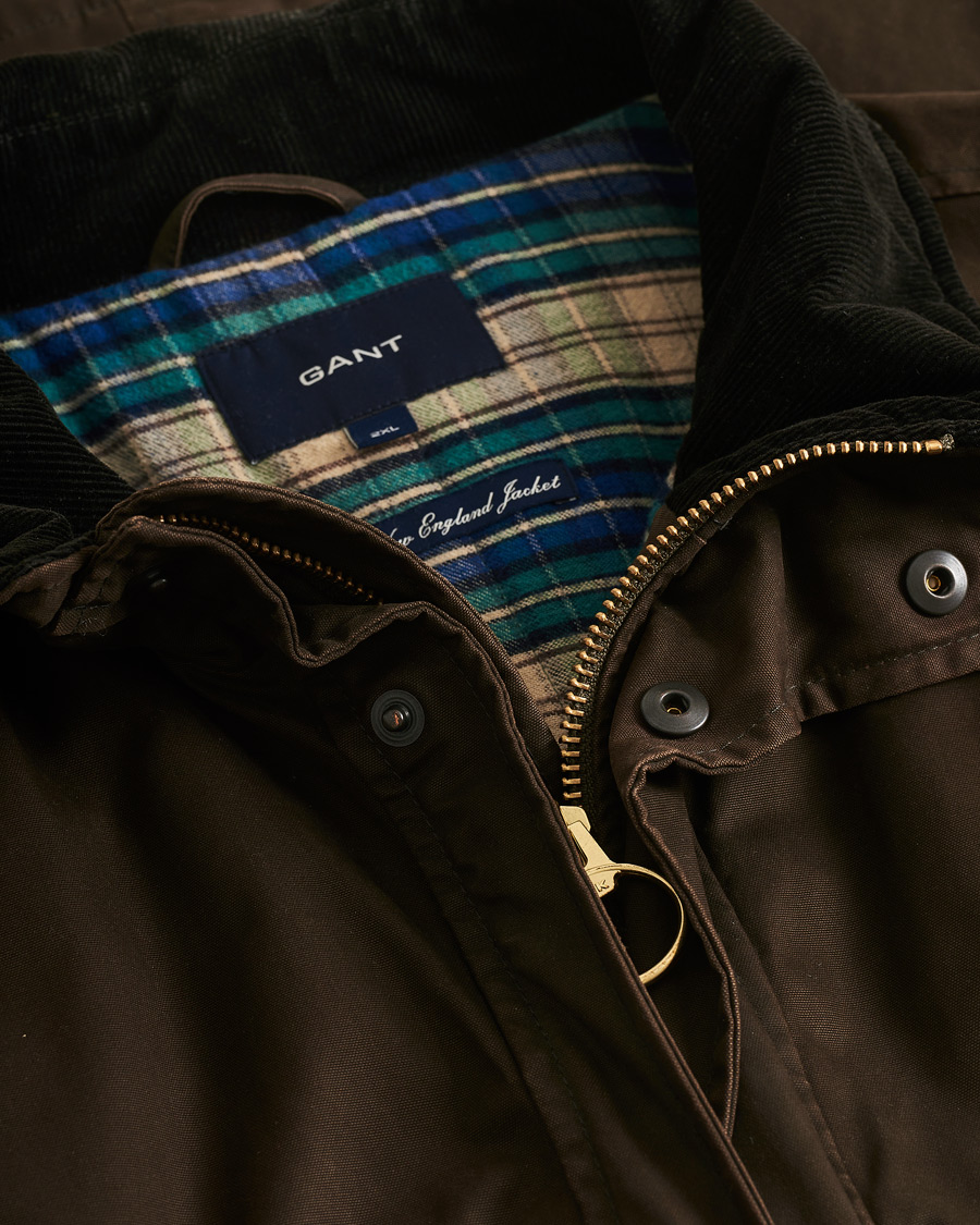 Uomini | Giacche | Pre-owned | GANT The New England Jacket Dark Sage XXL