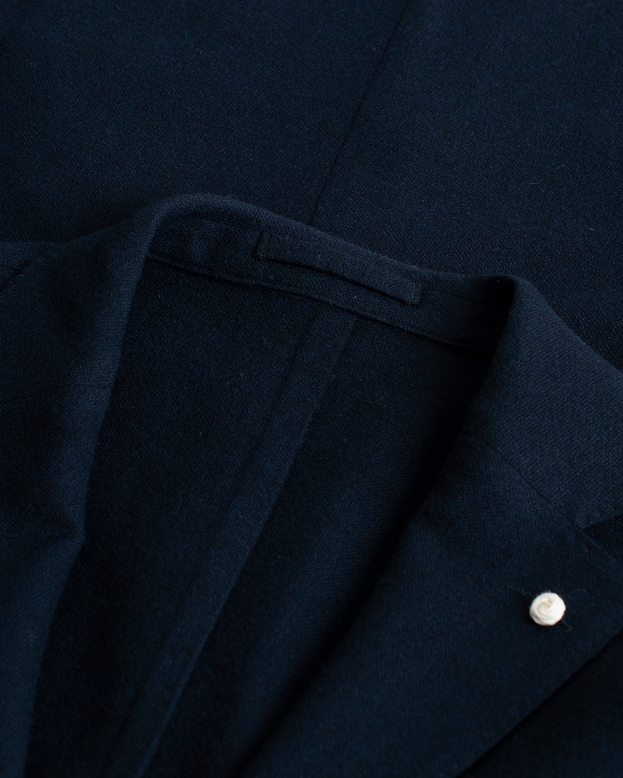 Uomini | Blazers | Pre-owned | Luigi Bianchi Mantova Navy Cashmere Blazer 50