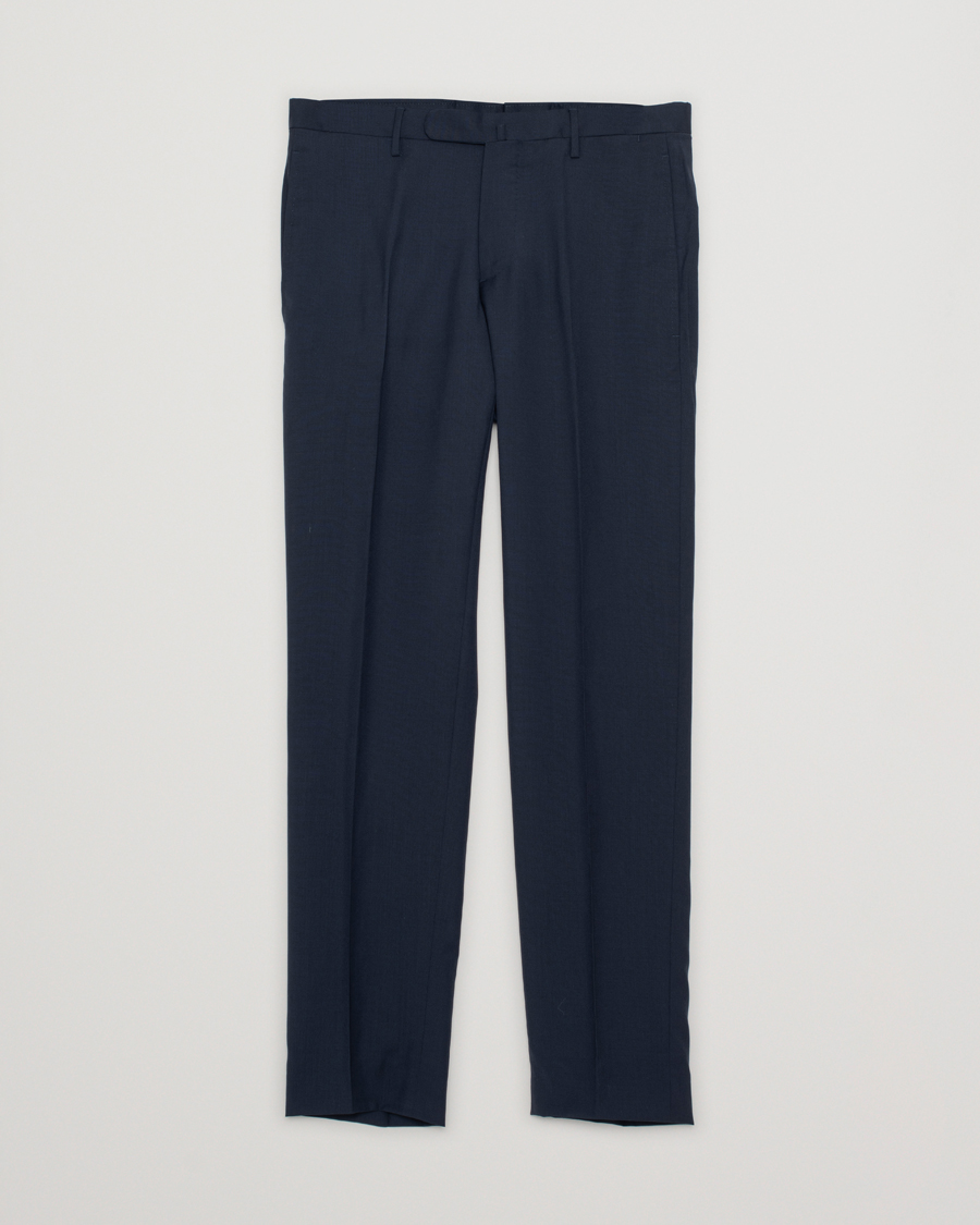 Uomini | Pantaloni | Pre-owned | Boglioli Wool Trousers Navy 46