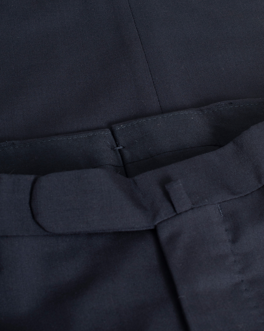 Uomini | Pantaloni | Pre-owned | Boglioli Wool Trousers Navy 46