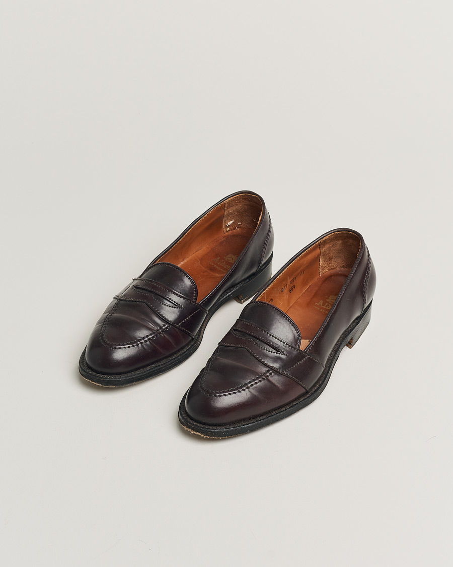 Uomini | Alden 684 Full Strap Slip-On Penny Loafer UK7,5 - EU41 | Pre-owned | Alden 684 Full Strap Slip-On Penny Loafer UK7,5 - EU41