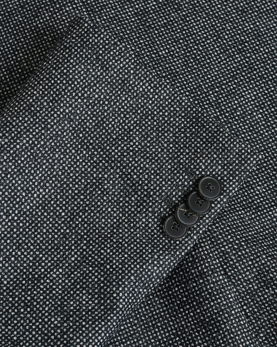Uomini | Giacca da abito Pre-owned | Pre-owned | HUGO Flannel Wool Blazer Grey 54