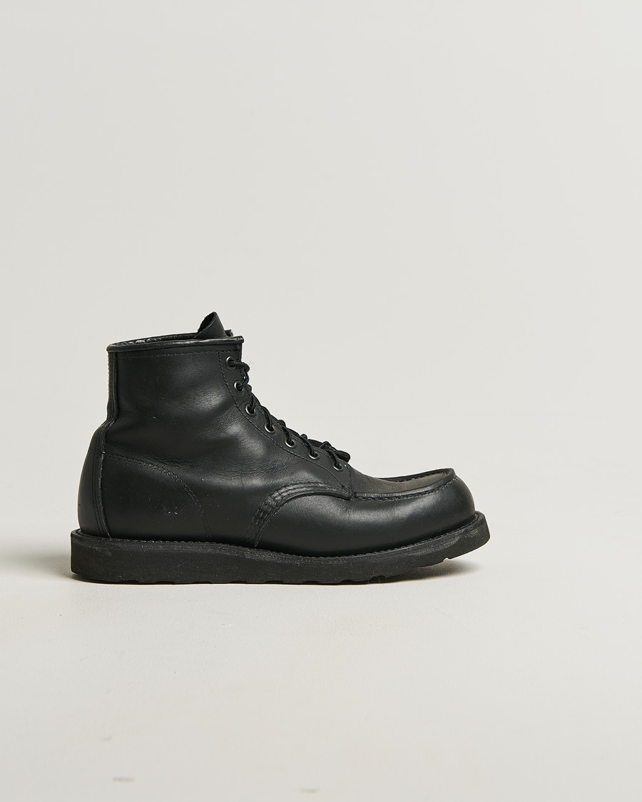 Uomini | Scarpe Pre-owned | Pre-owned | Red Wing Shoes Moc Toe Boot Black Harness US8,5 - EU41,5