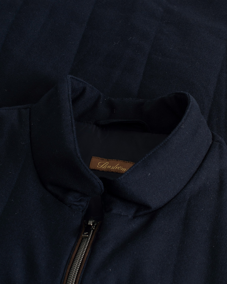 Uomini | Giacche | Pre-owned | Stenströms Wool Vest Navy XL