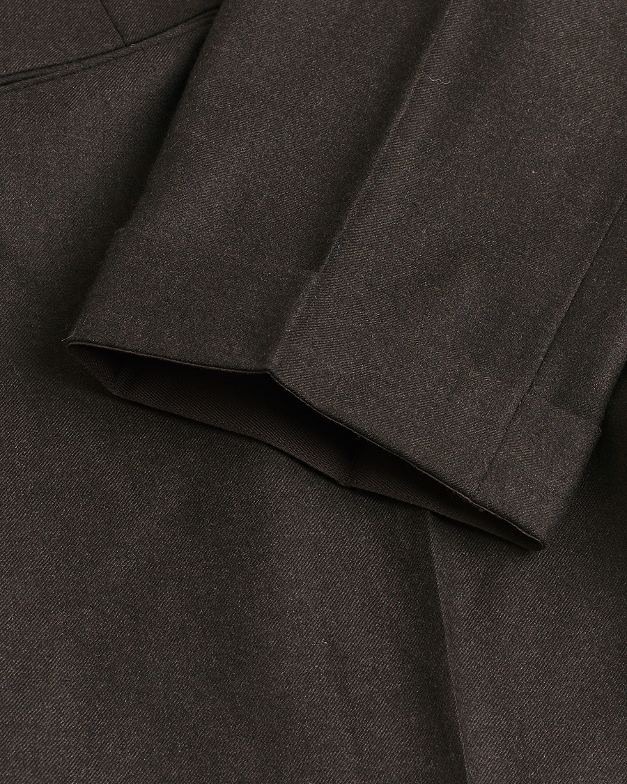 Uomini | Pantaloni Pre-owned | Pre-owned | Incotex Slim Fit Flannel Trousers Brown 50