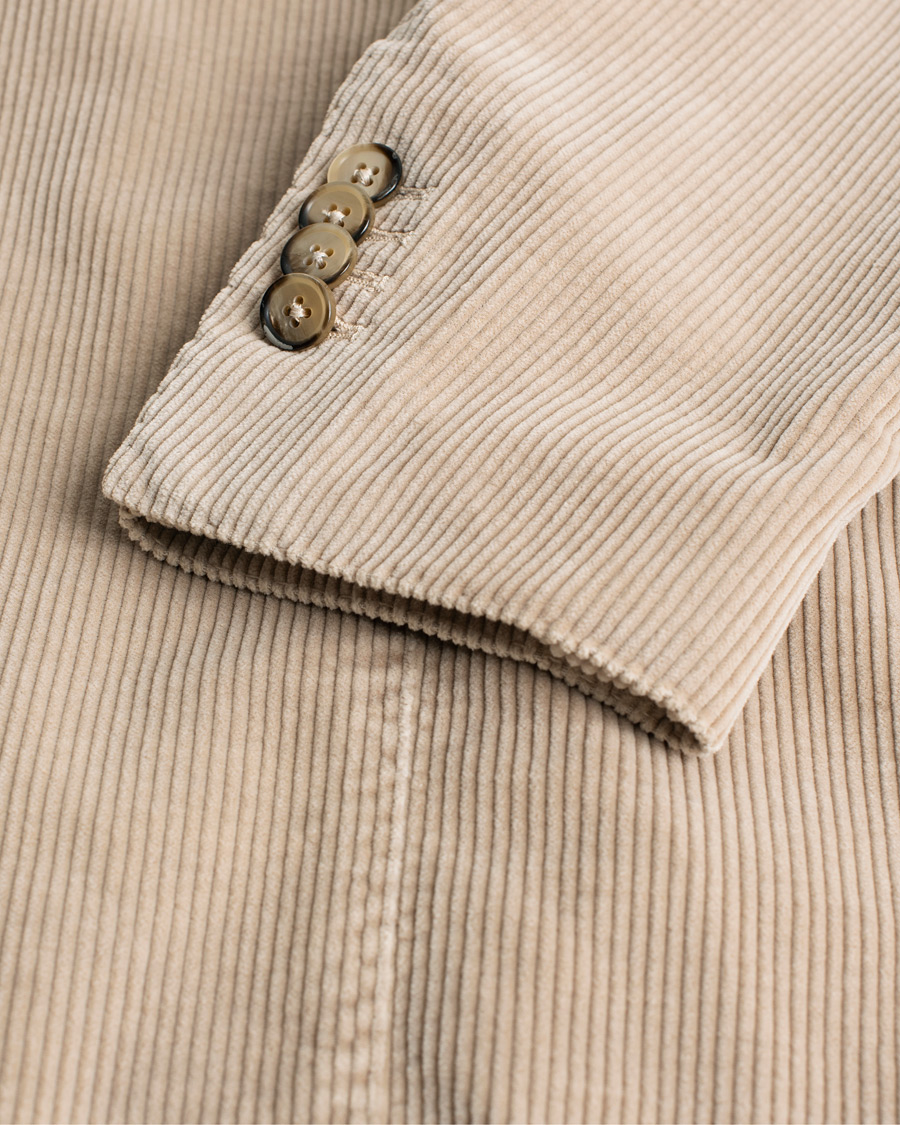 Uomini | Blazers | Pre-owned | L.B.M. 1911 Jack Corduroy Blazer Beige