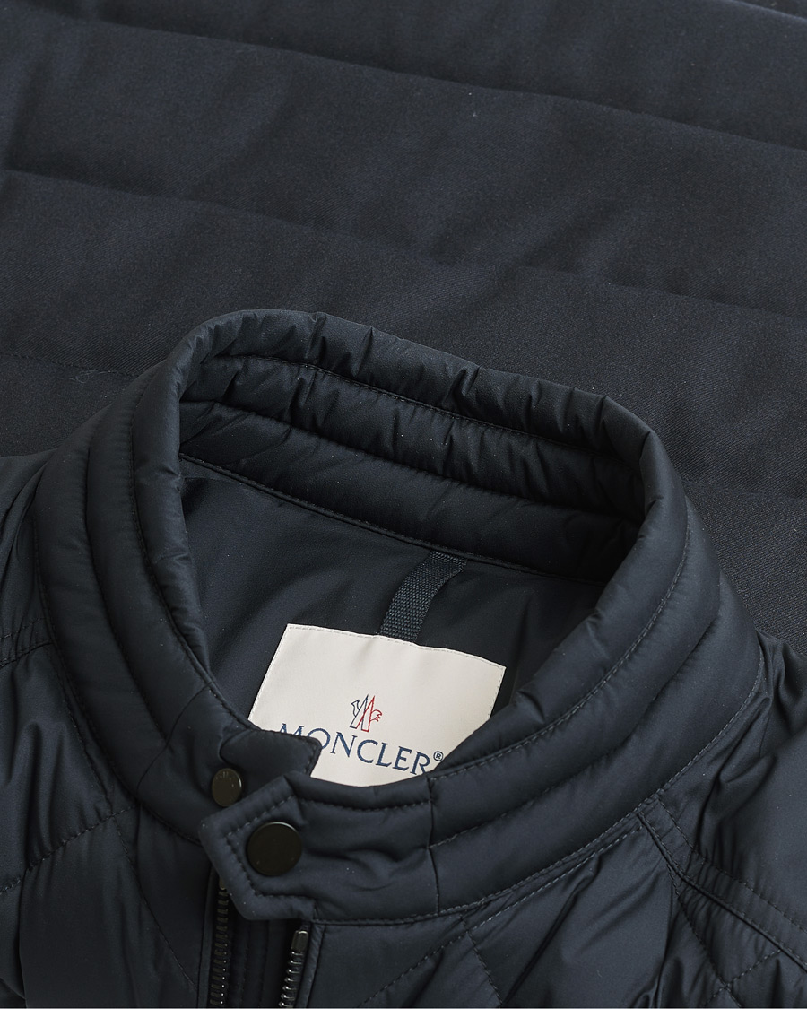 Uomini | Giacche Pre-owned | Pre-owned | Moncler Tuena Biker Jacket Navy 3 - L