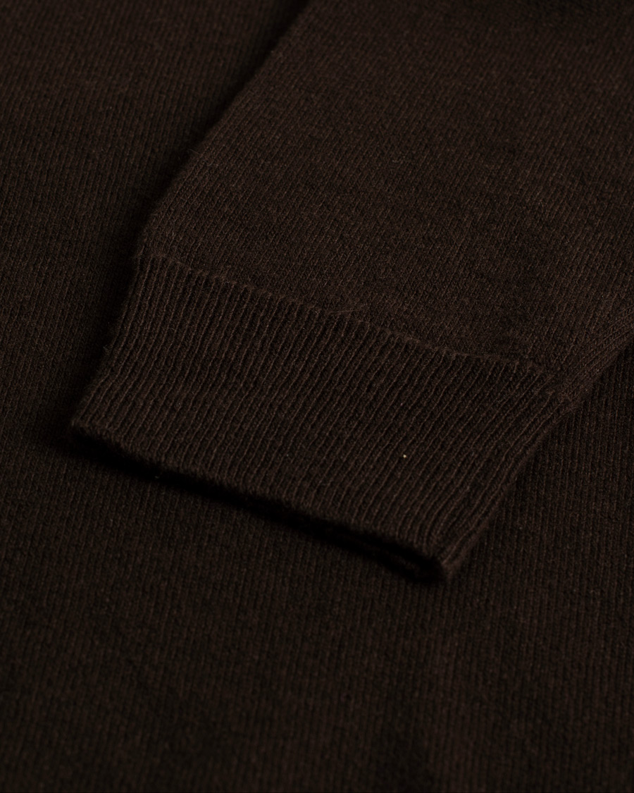 Uomini | Zanone Virgin Wool/Cashmere Rollneck Brown 50 | Pre-owned | Zanone Virgin Wool/Cashmere Rollneck Brown 50