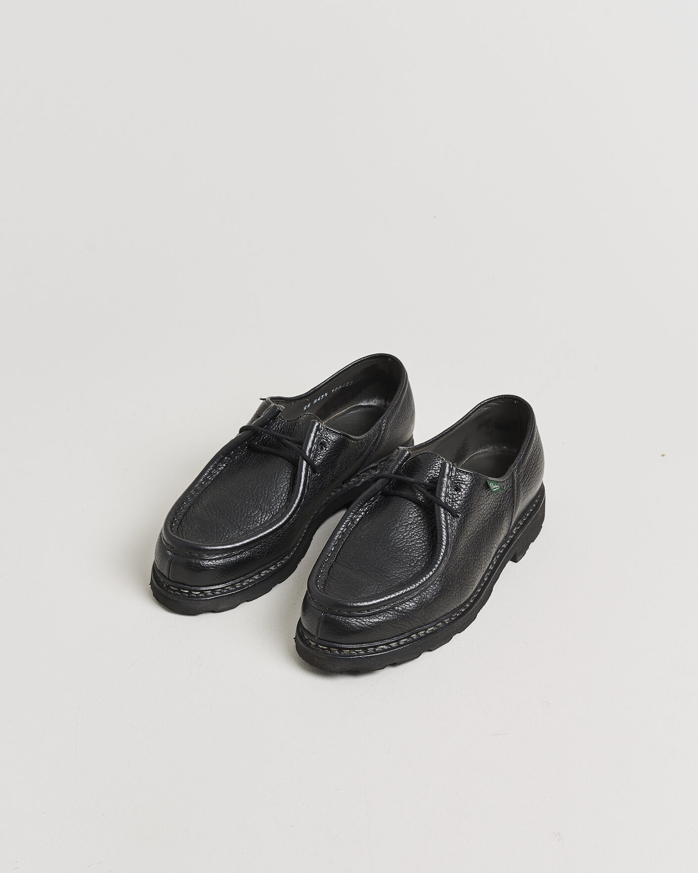 Uomini | Scarpe con cuciture Goodyear Pre-owned | Pre-owned | Paraboot Michael Derby Black Deerskin 43,5