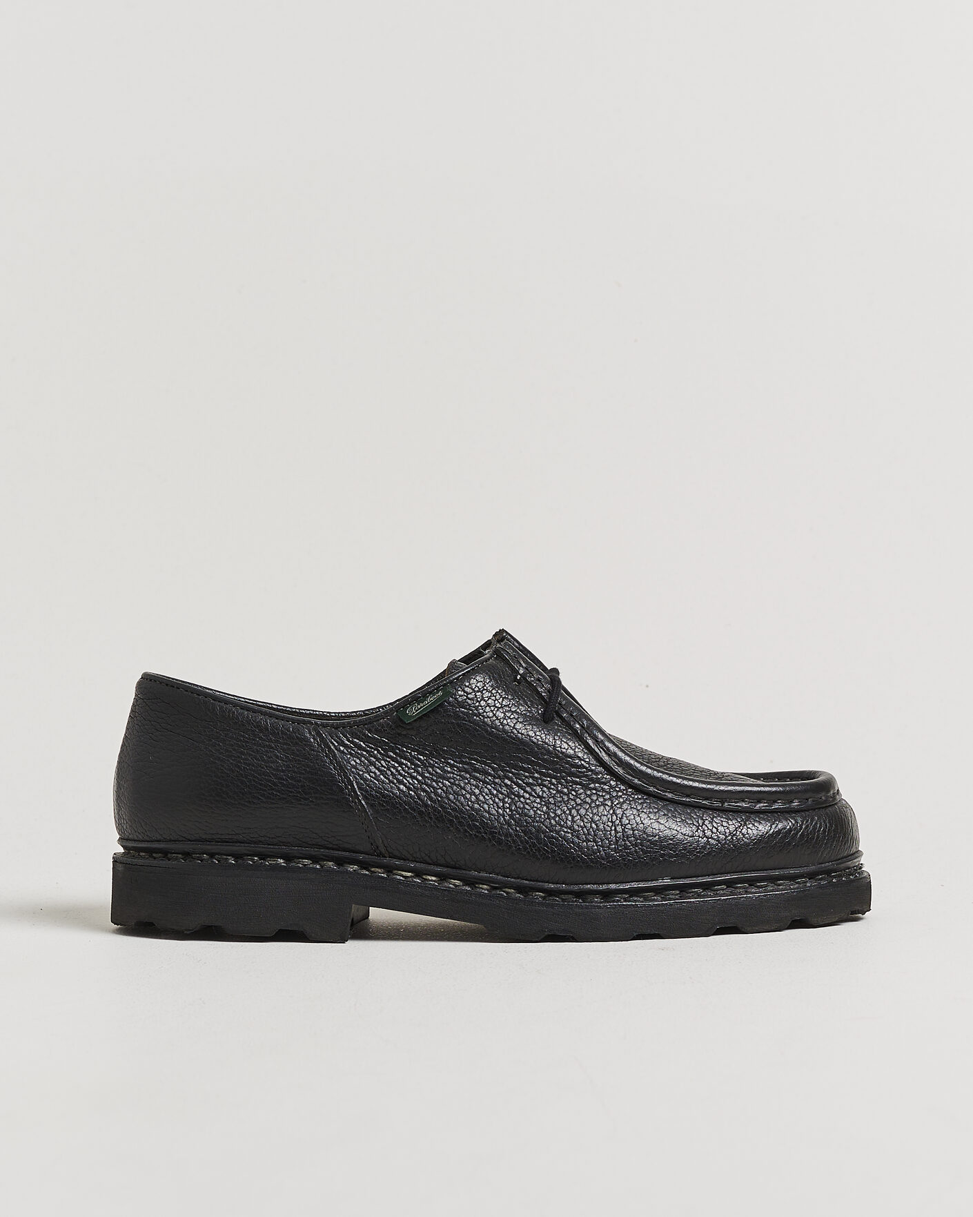 Uomini | Scarpe con cuciture Goodyear Pre-owned | Pre-owned | Paraboot Michael Derby Black Deerskin 43,5