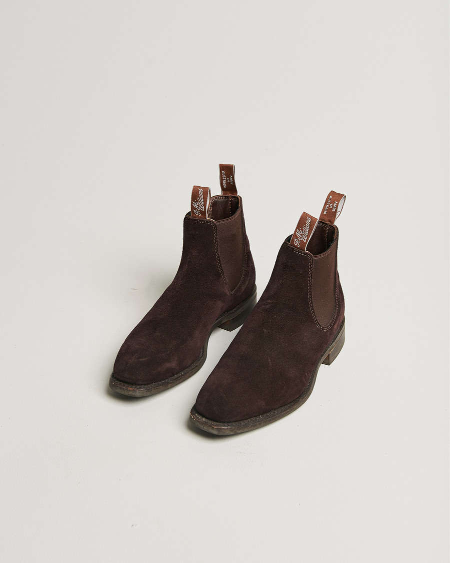 Uomini | R.M.Williams Comfort Craftsman G Boot Chocolate Suede | Pre-owned | R.M.Williams Comfort Craftsman G Boot Chocolate Suede
