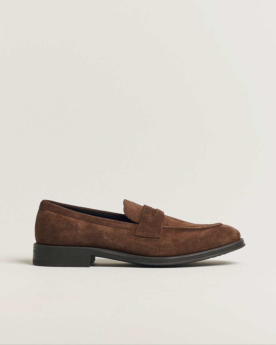 Uomini | Paul Smith Pierce Suede Loafer Dark Brown UK8 - EU42 | Pre-owned | Paul Smith Pierce Suede Loafer Dark Brown UK8 - EU42