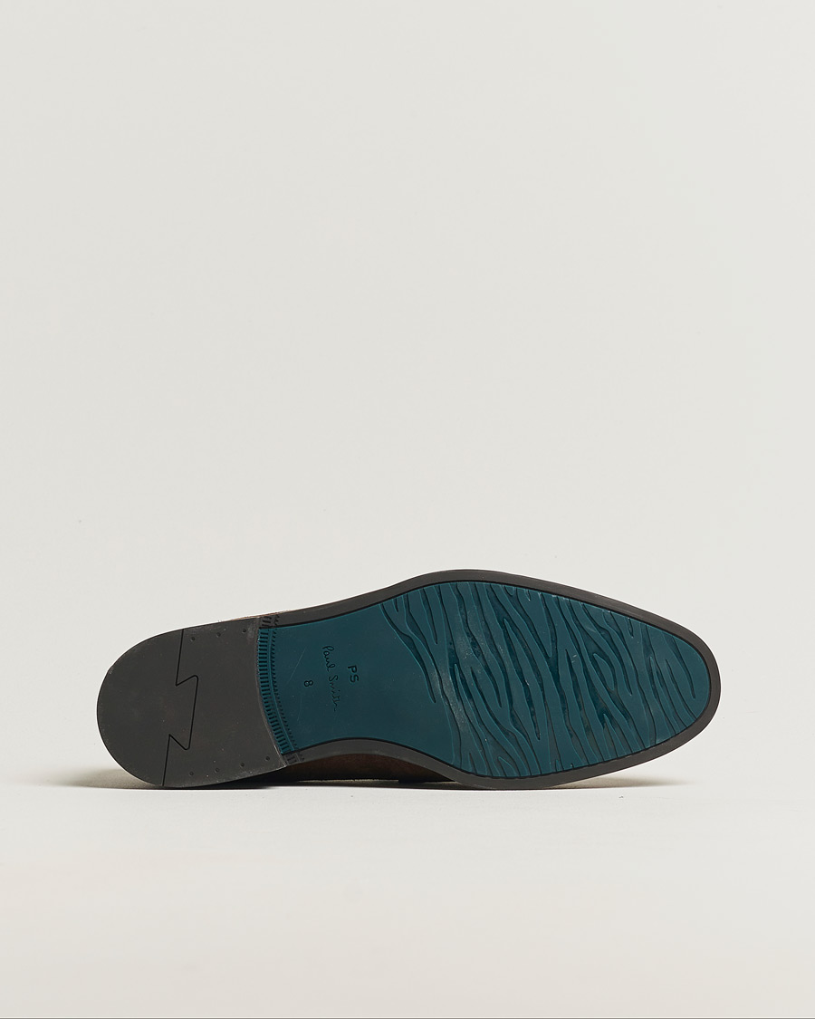 Uomini | Paul Smith Pierce Suede Loafer Dark Brown UK8 - EU42 | Pre-owned | Paul Smith Pierce Suede Loafer Dark Brown UK8 - EU42