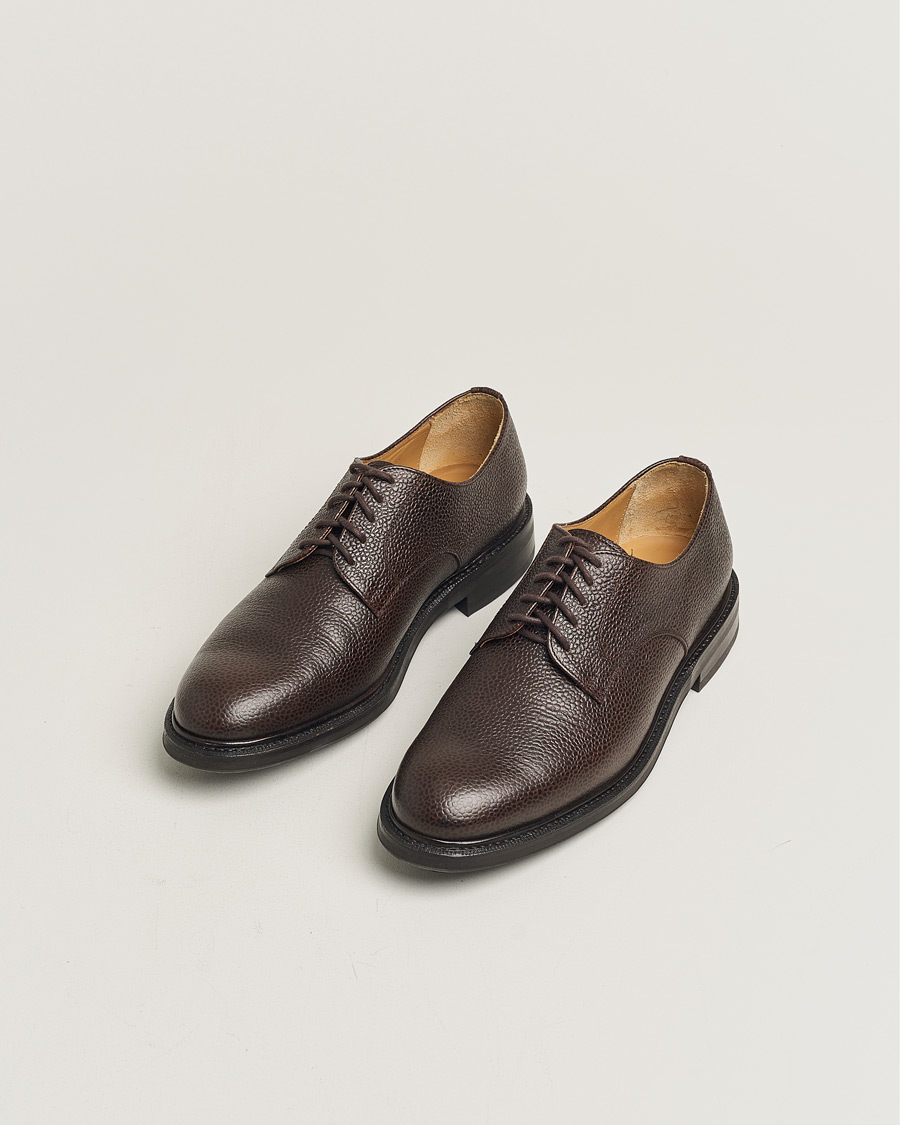 Uomini | Myrqvist Boden Derby Dark Brown Country Calf UK7,5 - EU41,5 | Pre-owned | Myrqvist Boden Derby Dark Brown Country Calf UK7,5 - EU41,5