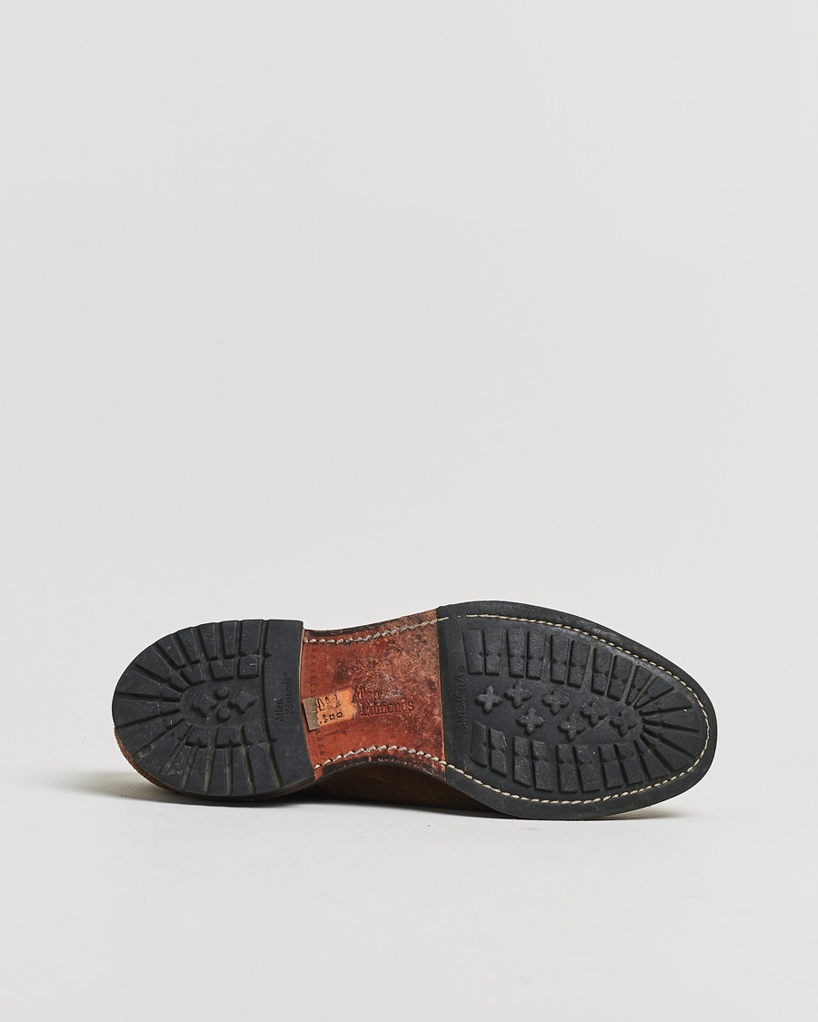 Uomini | Scarpe con cuciture Goodyear Pre-owned | Pre-owned | Allen Edmonds Barlow Oxford Dark Brown Suede UK8,5 - EU42