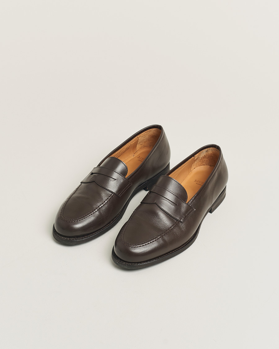 Uomini | Myrqvist Stenhammar II Loafer Dark Brown Calf | Pre-owned | Myrqvist Stenhammar II Loafer Dark Brown Calf