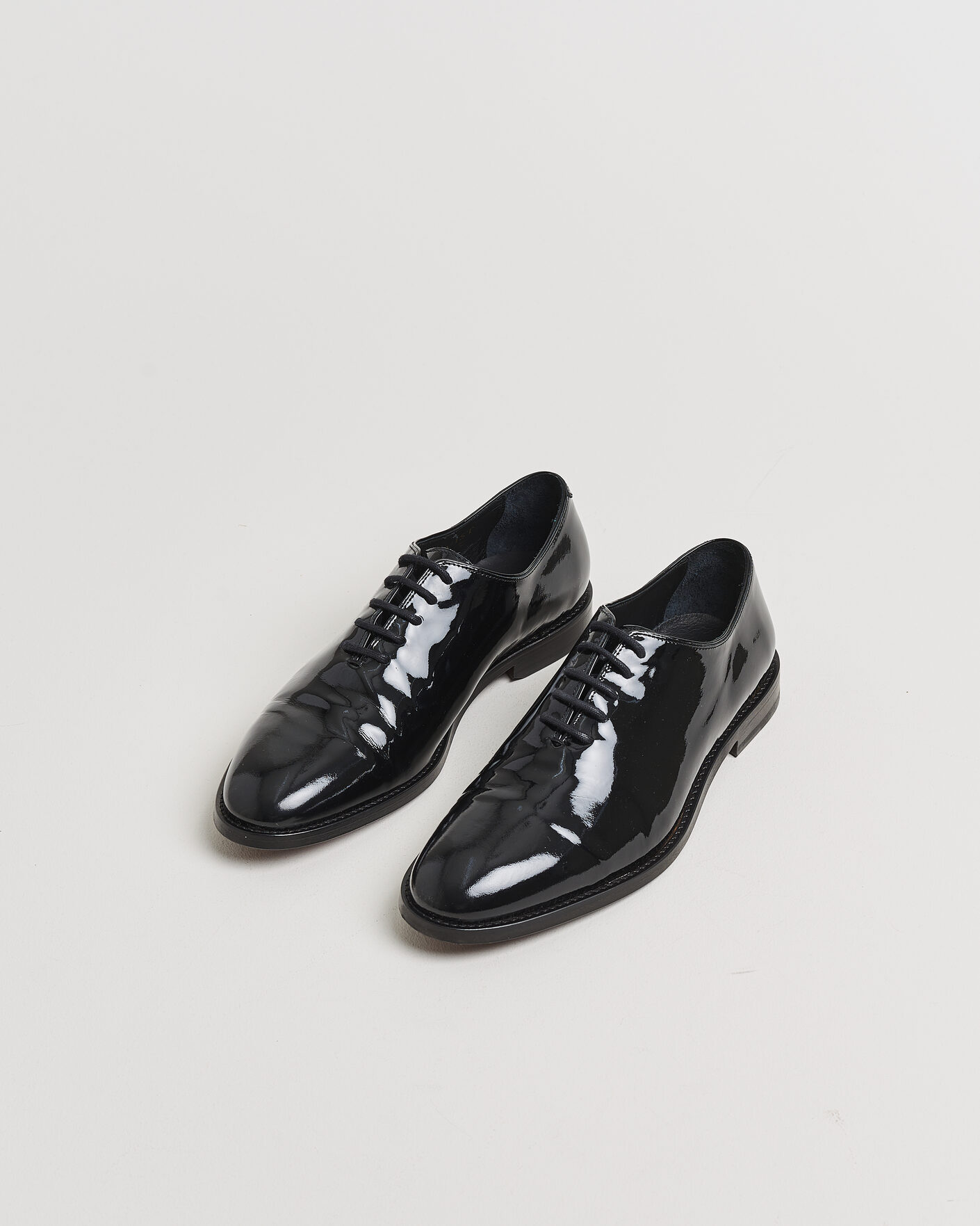 Uomini | Scarpe con cuciture Goodyear Pre-owned | Pre-owned | Myrqvist Drottningholm Patent Shoe Black UK10 - EU44
