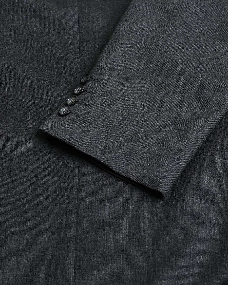 Uomini | Oscar Jacobson Vintage Wool Suit Dark Grey 50 | Pre-owned | Oscar Jacobson Vintage Wool Suit Dark Grey 50
