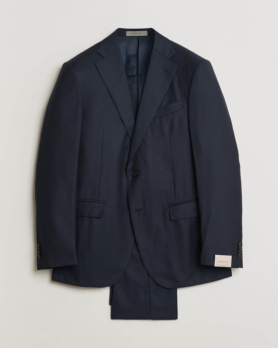 Uomini | Abiti Pre-owned | Pre-owned | Corneliani Wool Suit Navy 50