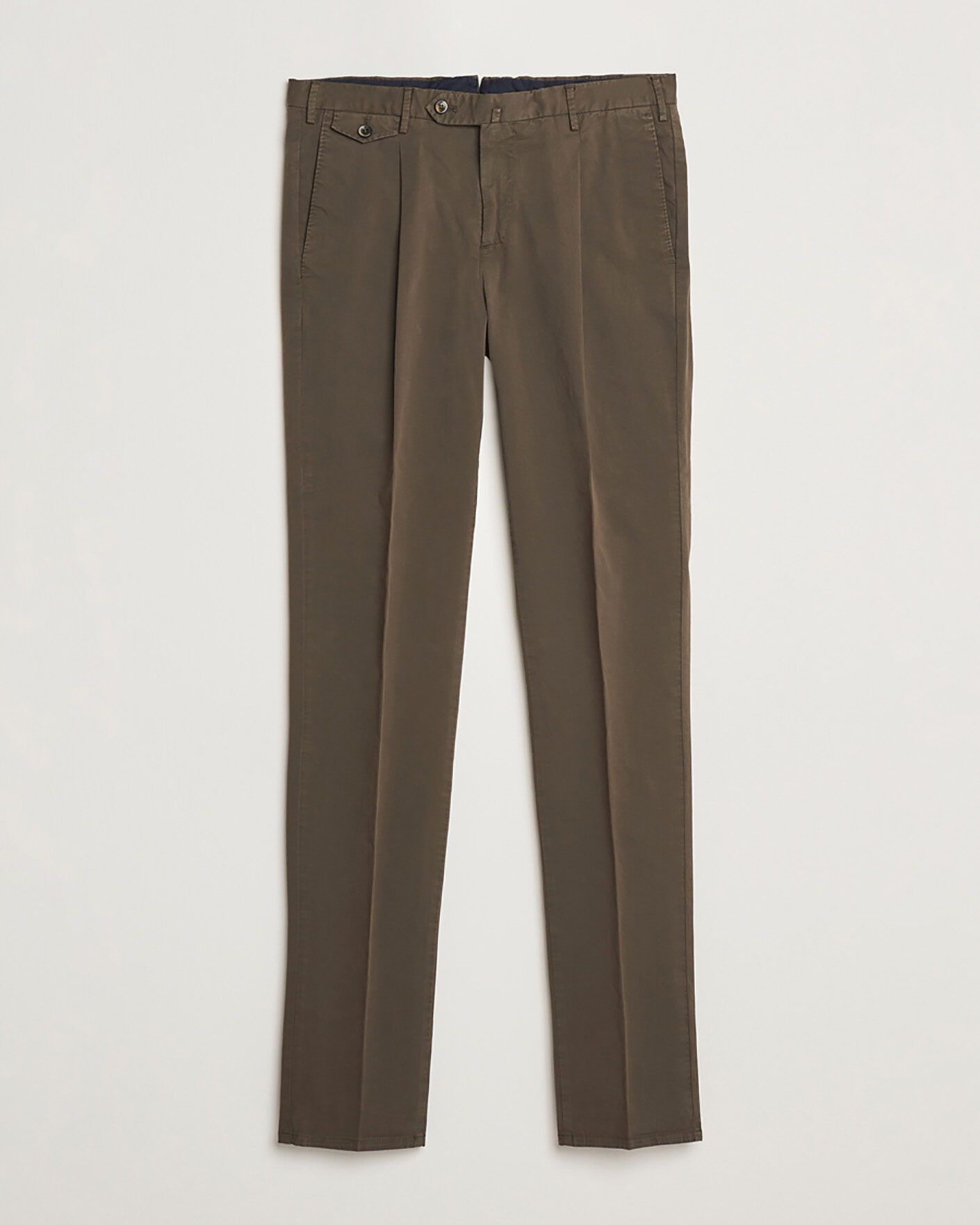 Uomini | Pantaloni Pre-owned | Pre-owned | PT01 Gentleman Fit Cotton/Stretch Trousers Brown 52