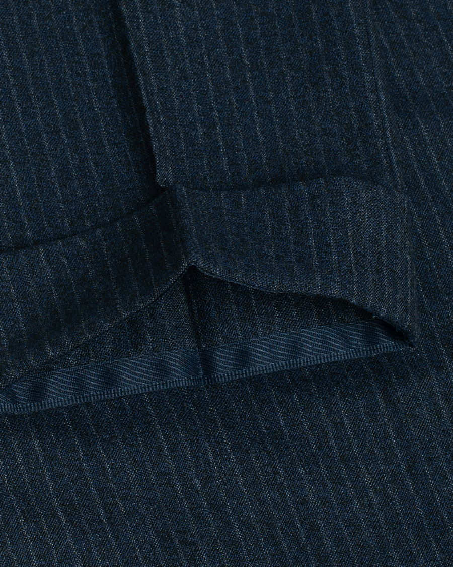 Uomini | Blazers | Pre-owned | Eidos Napoli 3-Piece Pinstripe Suit Wool Navy 48