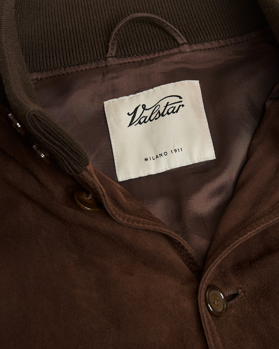 Uomini | Giacche Pre-owned | Pre-owned | Valstar Valstarino Suede Jacket Dark Brown 54