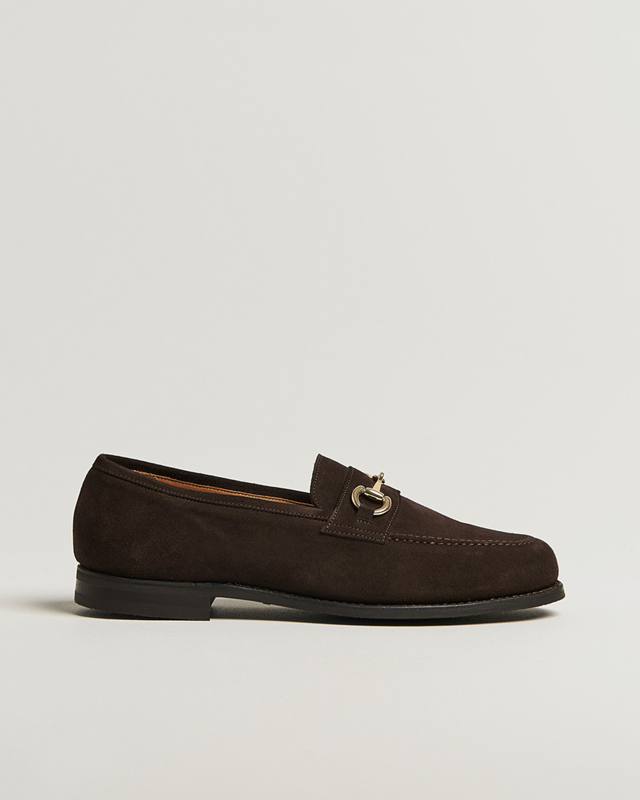 Uomini | Scarpe con cuciture Goodyear Pre-owned | Pre-owned | Myrqvist Karlberg Loafer Dark Brown Suede UK8,5 - EU42,5