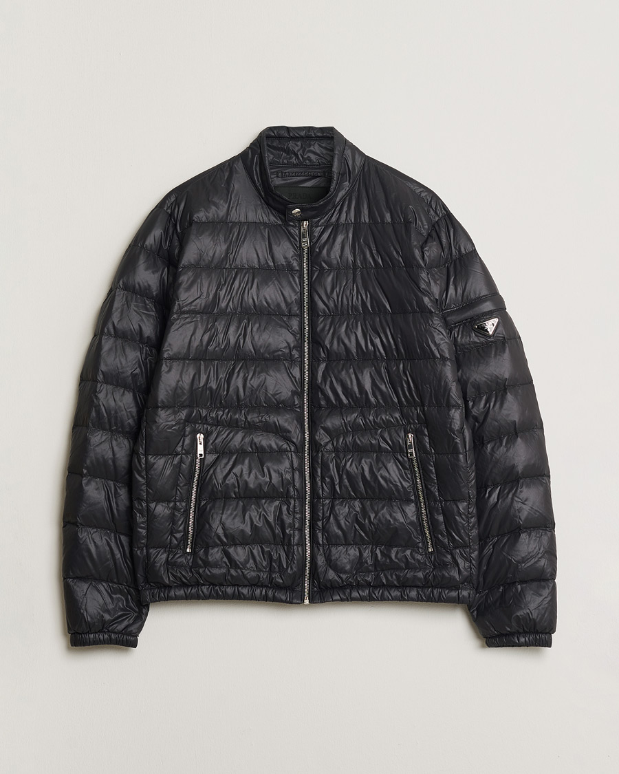 Uomini | Giacche Pre-owned | Pre-owned | Prada Lightweight Nylon Down Jacket Black 54