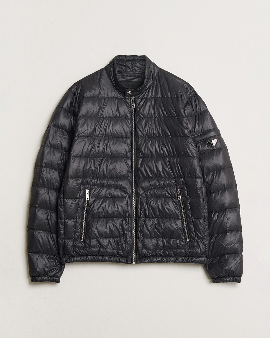 Uomini | Giacche Pre-owned | Pre-owned | Prada Lightweight Nylon Down Jacket Black 54
