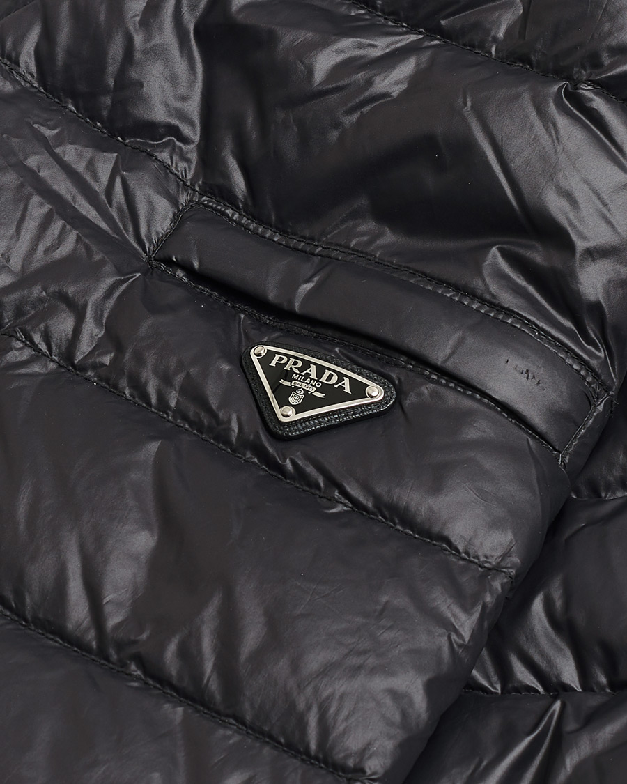 Uomini | Giacche Pre-owned | Pre-owned | Prada Lightweight Nylon Down Jacket Black 54