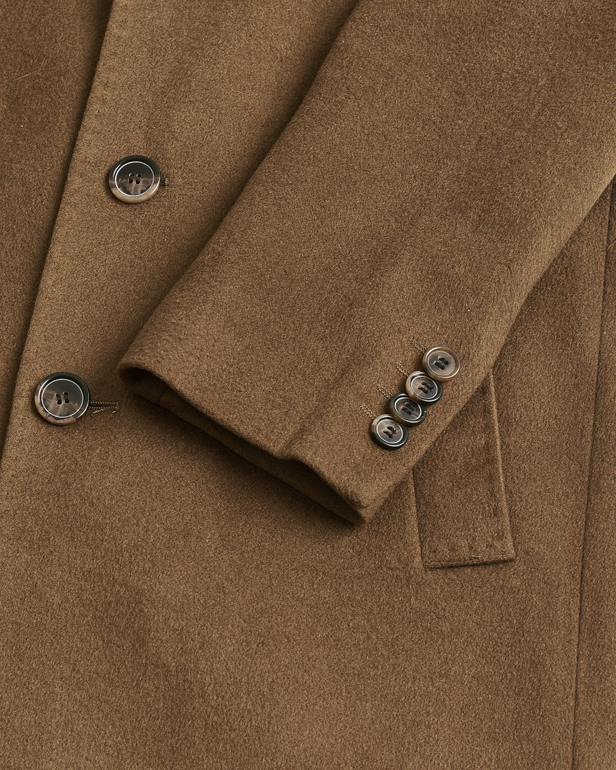 Uomini | Giacche Pre-owned | Pre-owned | Sand Copenhagen Cashmere Blend Coat Brown 48
