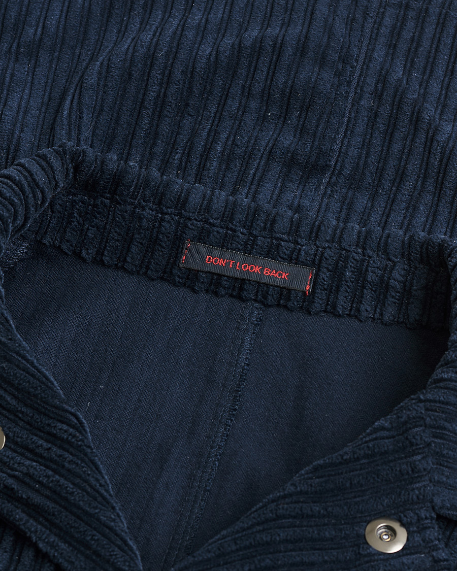 Uomini | Camicie Pre-owned | Pre-owned | The Gigi Corduroy Overshirt Navy 48